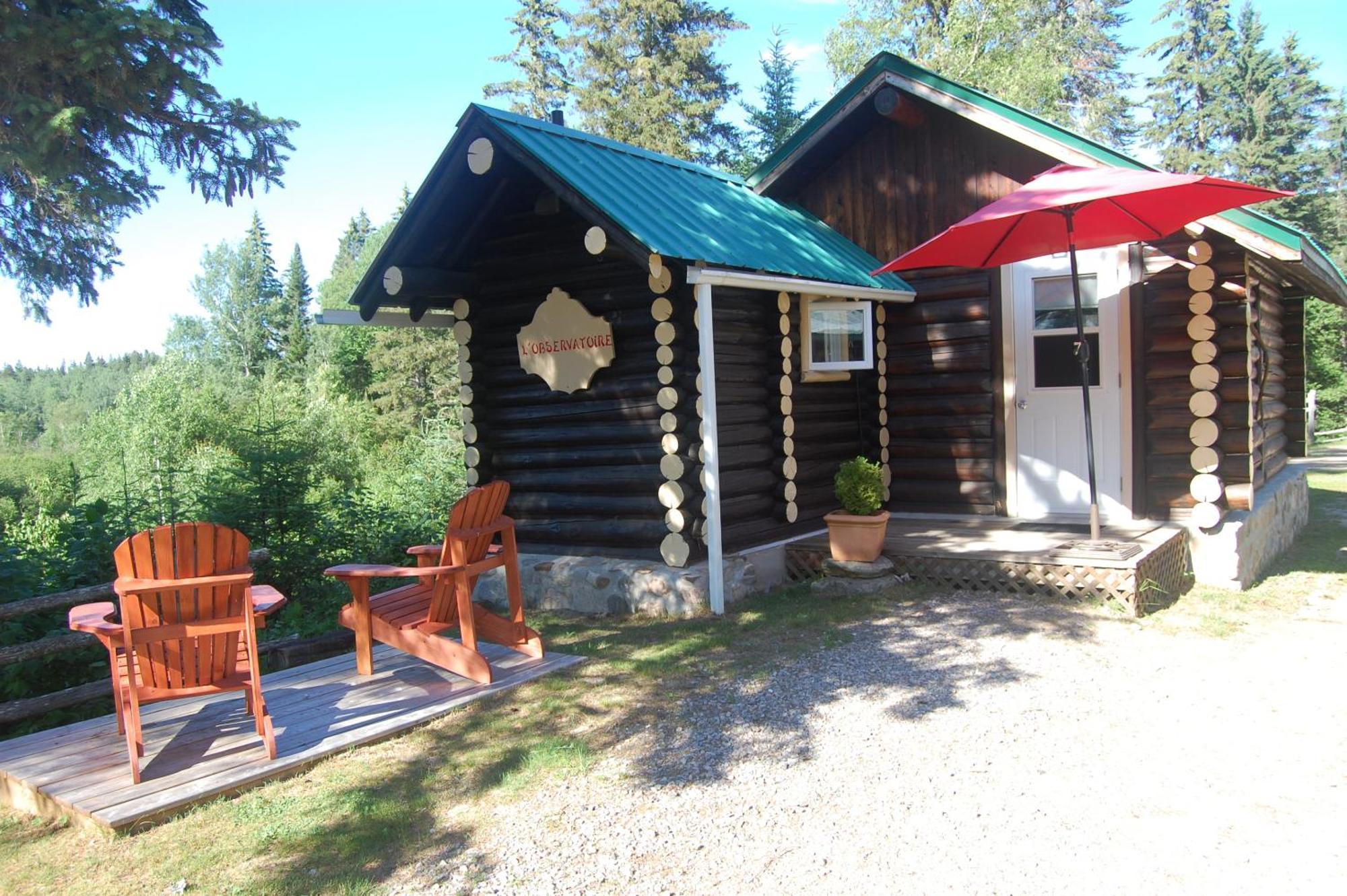 Domaine Le Bostonnais - Le Village En Bois Rond La Tuque Cameră foto